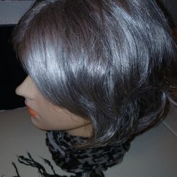 Noriko Gray Wig By Renee Of Paris. High Grade Synthetic.