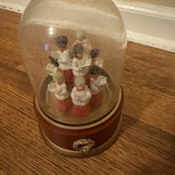 Mr. Christmas Musical Globe Choir Carolers Tested Plays the First Noel