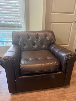 Brown Leather Chair