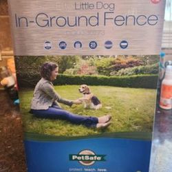 *BRAND NEW ELITE LITTLE DOG In Ground Fence with extra collar, key, etc*