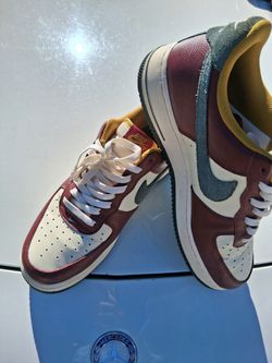Nike Air Force 1 '07 LV8 'Dark Beetroot / Gold Suede