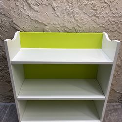Kids Green and White Bookcase Bookshelf Nusery - Local Delivery Available for a Fee - See My Items😎