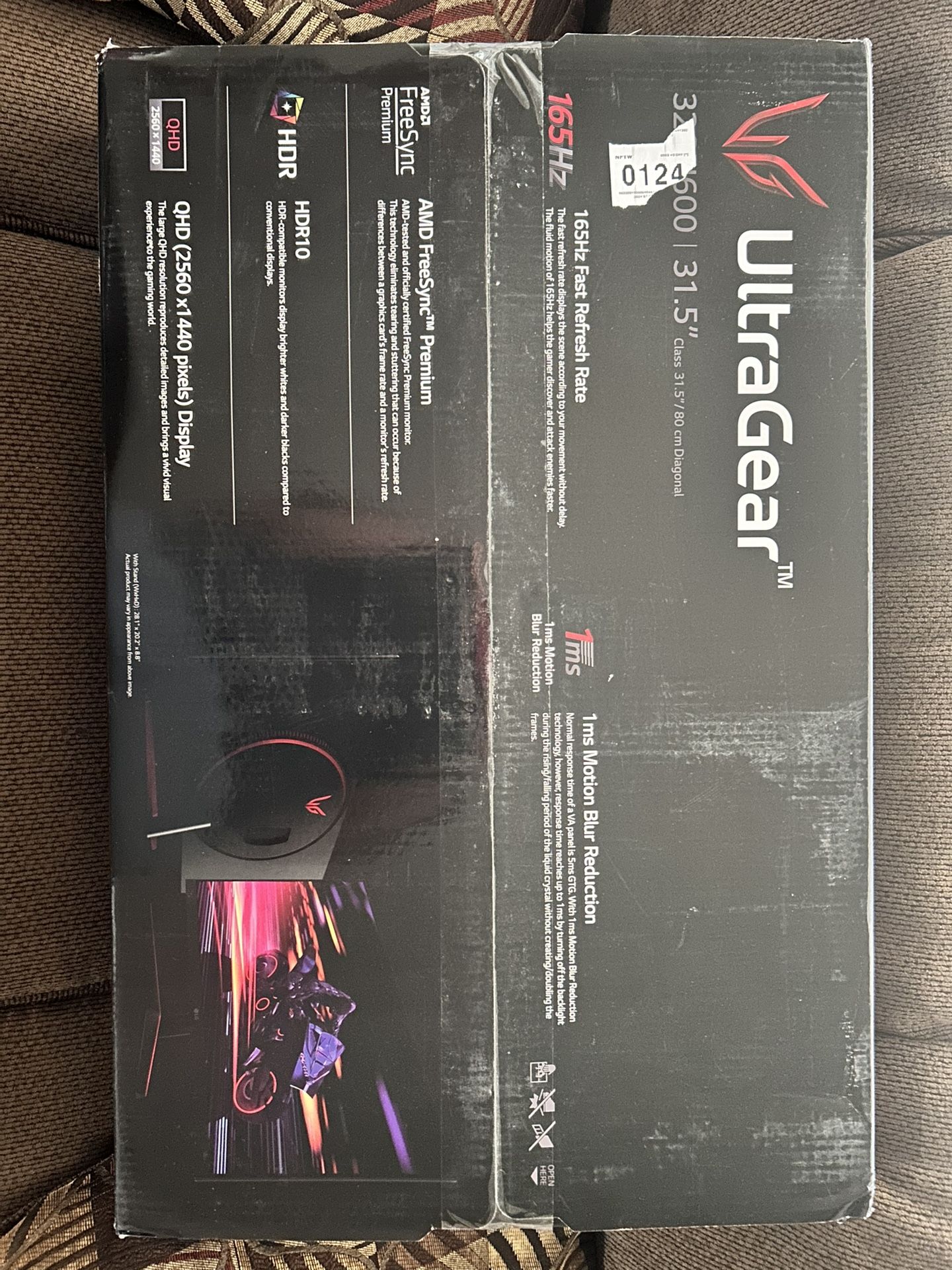 LG UltraGear 32"Monitor With 165hz