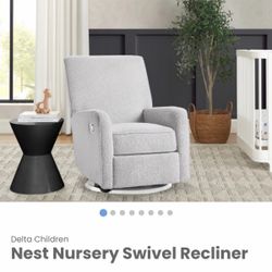 Delta Children Nest Nursery Swivel Recliner