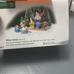 Glitter detail department 56 N. Pole series