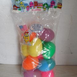 NEW Plastic Openable Easter Eggs With 12 Per Bag Or Easter Eggs Coloring Kit With Pass Cups