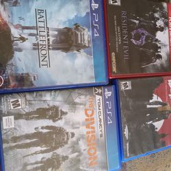 PS4 Games 10.00 Each