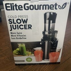 Elite Gourmet Cold Press Juicer 