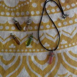 Healing Crystal Pendants 