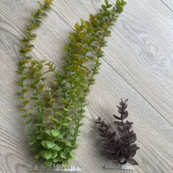 Vintage 1976 Aquarium Fake Plants 