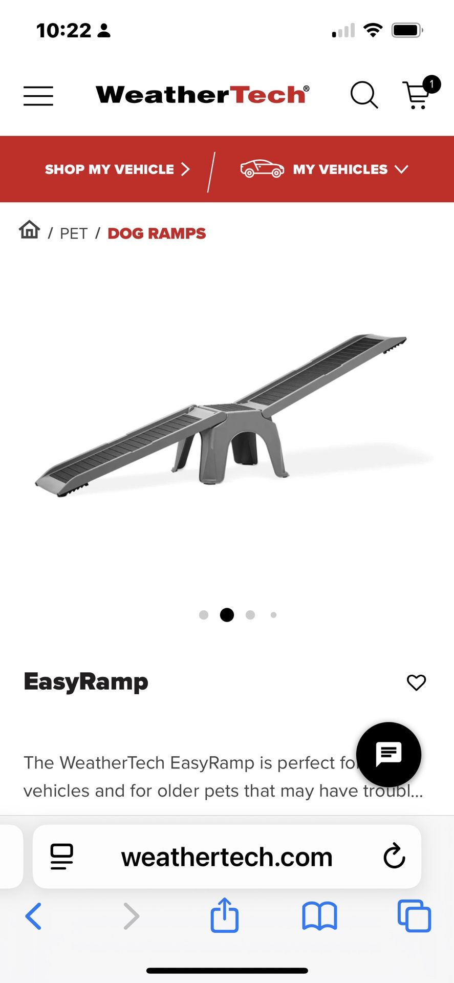 Weather tech Pet Ramp