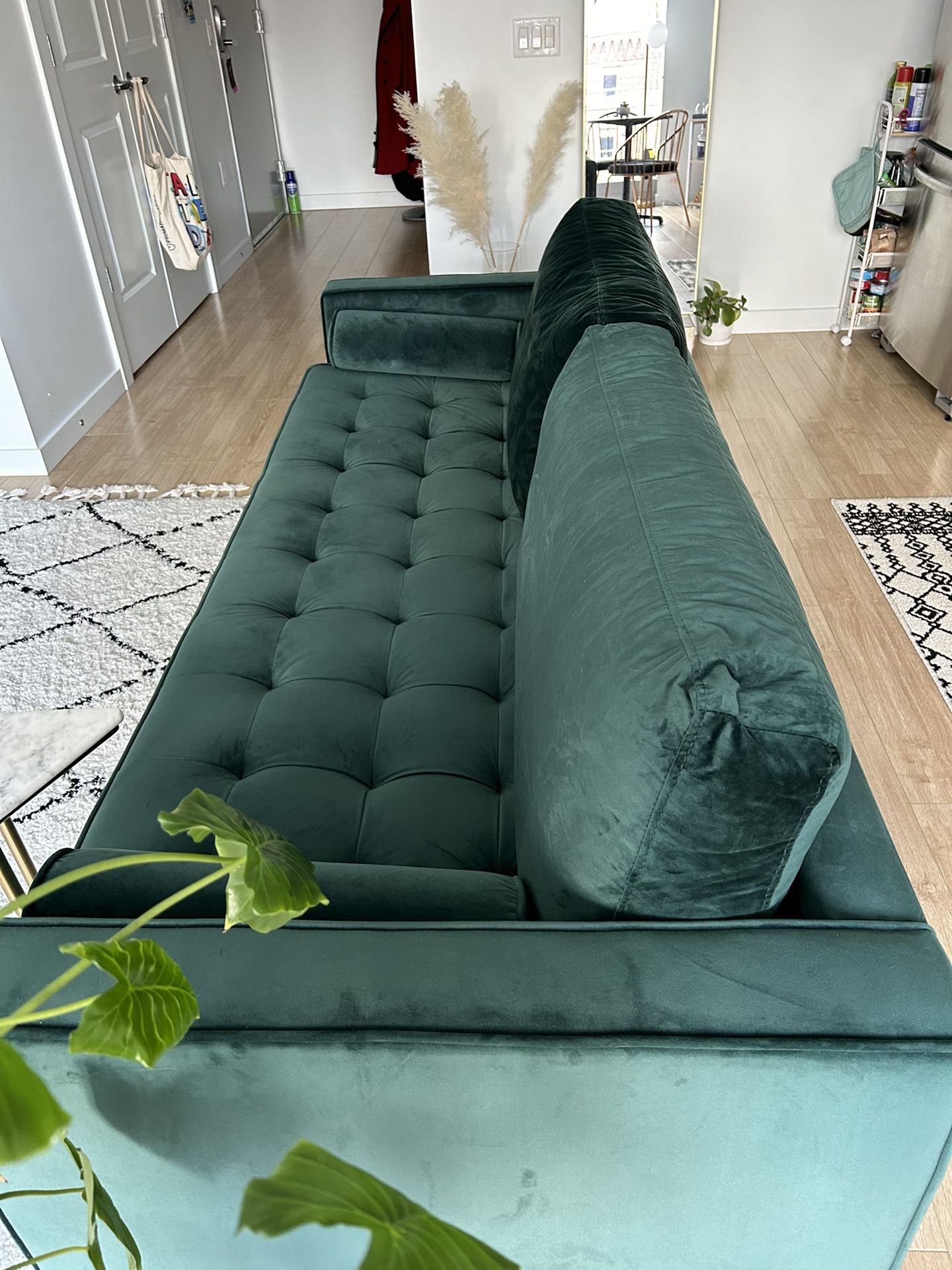 Joybird Emerald Green Couch Dupe 