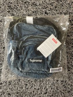 Supreme denim shoulder bag