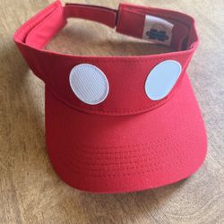 Red Mickey Mouse Visor
