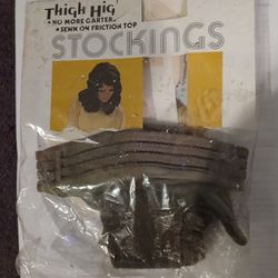 STOCKINGS THIGH HIGH NO MORE GARTERS