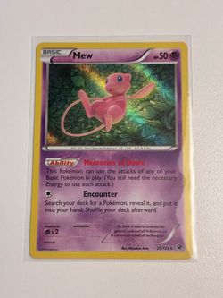 Mew 29/124 XY Fates Collide Holo Rare Pokémon TCG Card - Near Mint
