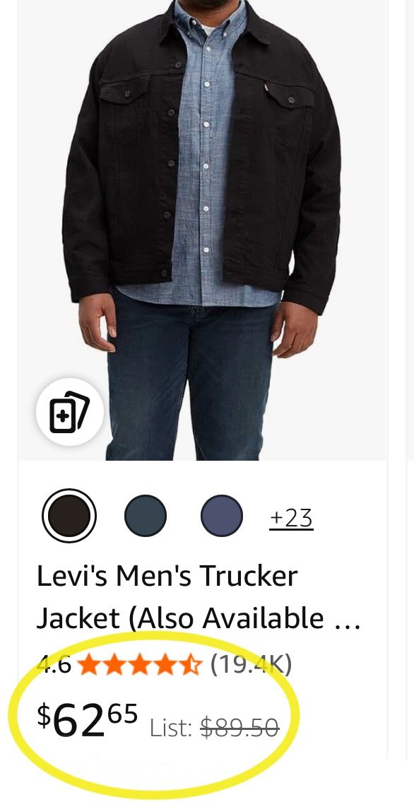 Levi's Men's Trucker Jacket SIZE 3XL