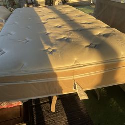 Twin Size Mattress And Thin Box Spring
