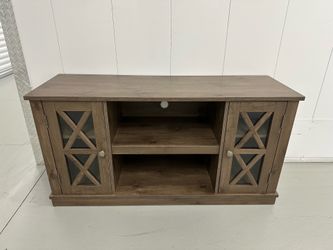 48” TV Stand Media Console w/ Cabinets & Shelves