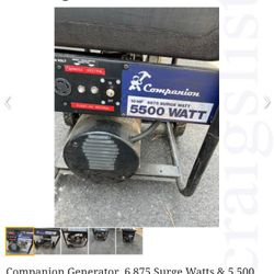 Sears Champion 5500 Gas Generator 