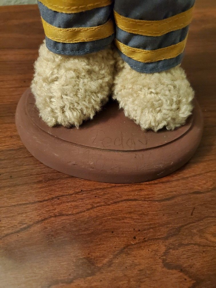 Nautical Bear Holding A Boat And Life Saver Floater