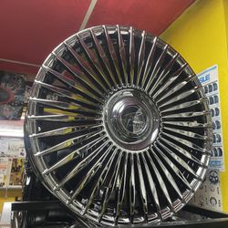 22 Inch Floating Cap STR Wheels