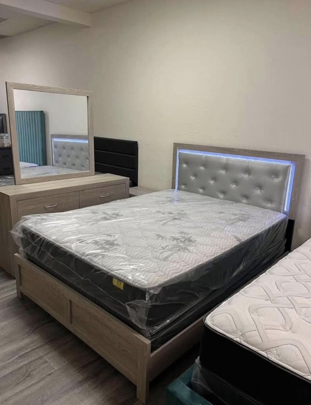 Queen Bedroom Set-TAKE HOME WITH $25