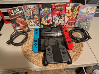 Nintendo Switch (V2) - With games and accessories optional