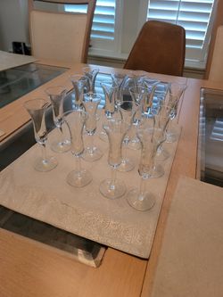 Liquor Glasses. Hardley  Used. Total 17 Pcs.