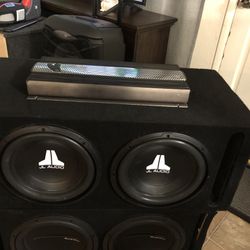 2-12” JL Audio Subwoofer’s And Kicker Amp $380