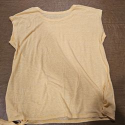 Ann Taylor Loft Sleeveless Top Yellow Size Small.