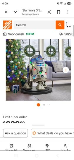 R2D2 HOME DEPOT 3.5'