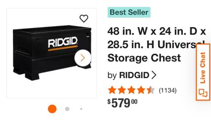 Ridgid storage