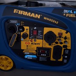 Firman Dual Fuel Generator 