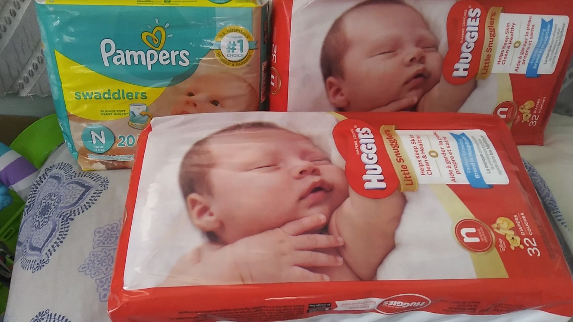 Newborn diapers