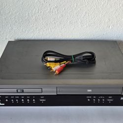 CineVision DVR1000 DVD VCR VHS Combo Player Recorder Dolby Digital With AV Cables