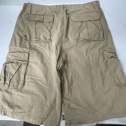 Tan Jean Cargo Pants 