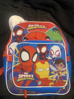 Spidey And Friends Backpack Lunchbox Combo 