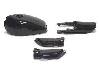 Kawasaki Z1/A/B Z900 Metallic Black exterior kit with gas cap