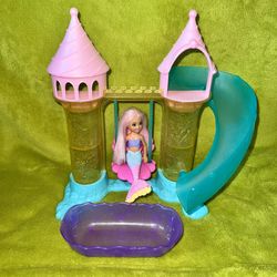 Barbie’s Dreamtopia Mermaid - Kelly Doll Playground Playset Pool 