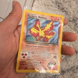 Pokemon Card Holo Rockets Motres