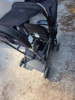 Stroller with sit stand
