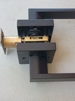 Matt finish passage lever door lock new
