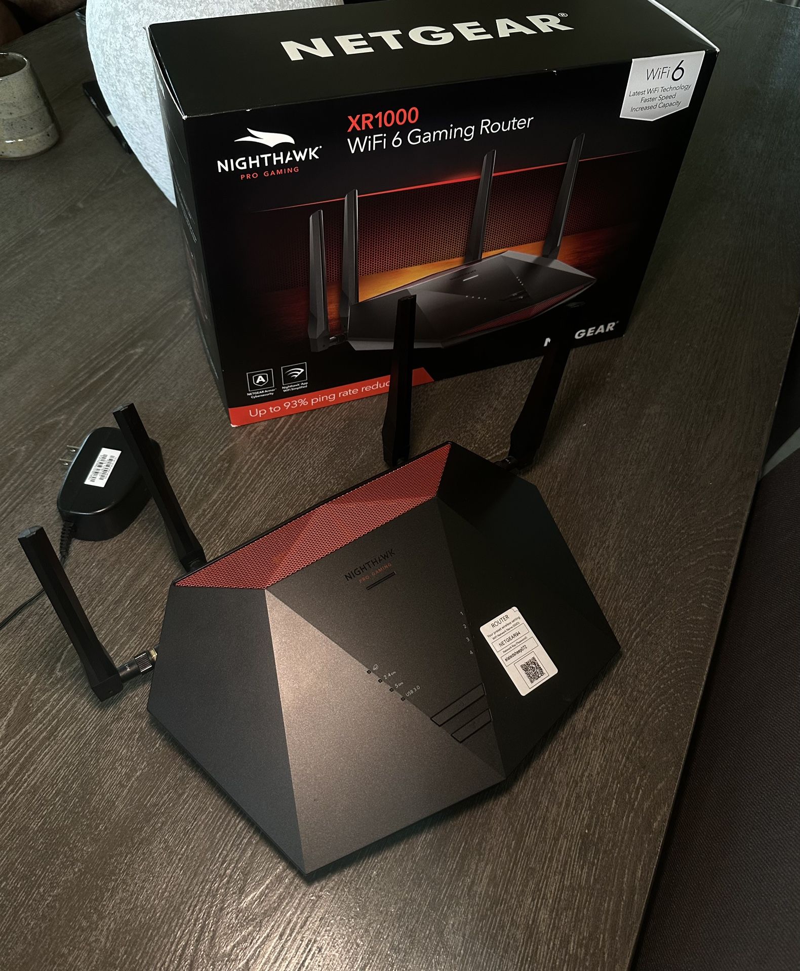 Netgear Nighthawk Pro Gaming XR1000 (AX5400) Wi‑Fi 6 Router – Excellent Condition