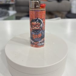 Custom Glitter Boop Lighter – Coach-Inspired Bling Design