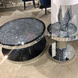 New Round Coffee Table + End Table 