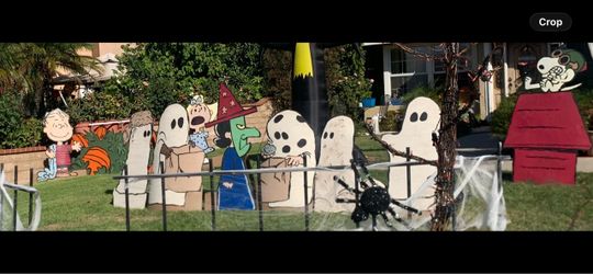 Peanuts Halloween wooden decorations