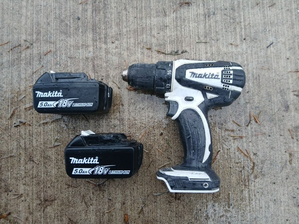 Makita Drill & Batteries.