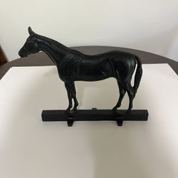 Virginia Metalcrafters "Hunter" Horse Cast Iron Doorstopper 1949 by Calvin Roy Kinstler