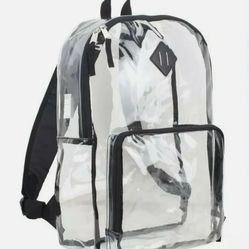 NEW Kids' Eastsport Multipurpose Clean & Clear 17" School Backpack